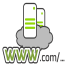 .com-/.net-/.org-Domain zu Ihrem bestehenden Webspace